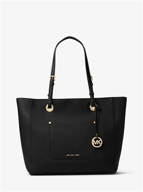 michael kors cynthia large saffiano leather satchel|Michael Kors saffiano bag black.